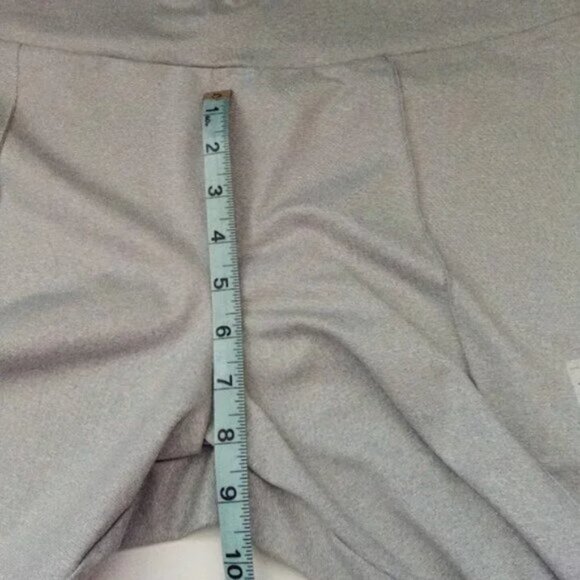 New Tommy Hilfiger Pin Tucked Grey Wide Waist Band Pants Women's Size XL - Picture 4 of 10